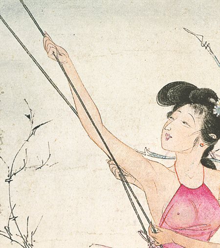 安溪-胡也佛的仕女画和最知名的金瓶梅秘戏图